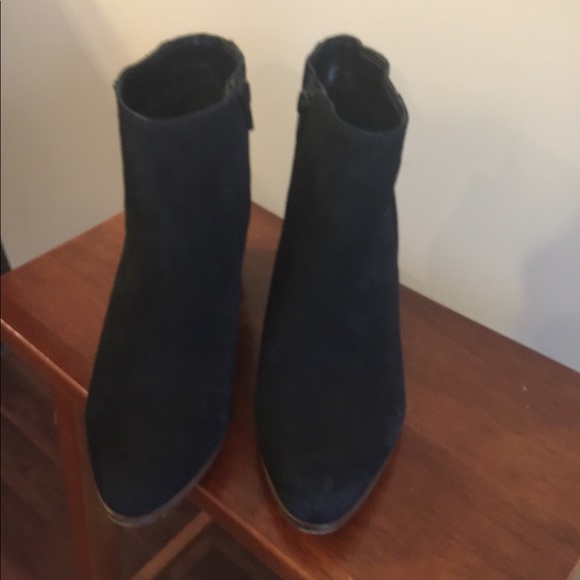Aldo Shoes - Aldo Black Suede Booties Size 9 EUC